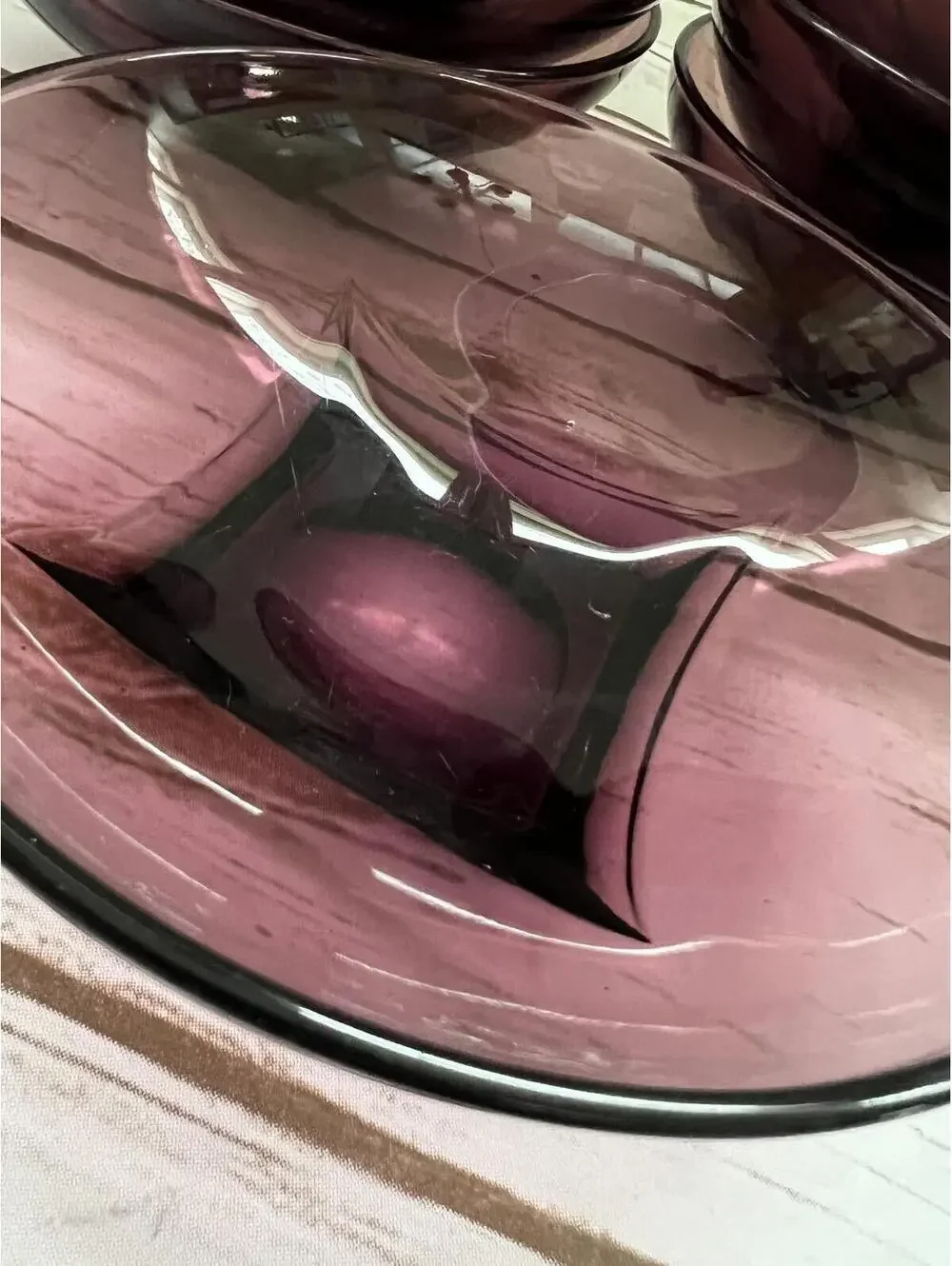 MCM Vintage Amethyst‎ Purple Glass Bowls (6)
